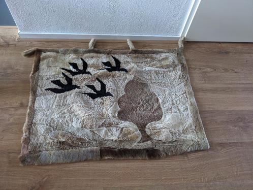 Kleed vacht/leer, Huis en Inrichting, Stoffering | Tapijten en Kleden, Gebruikt, 50 tot 100 cm, 50 tot 100 cm, Rechthoekig, Bruin