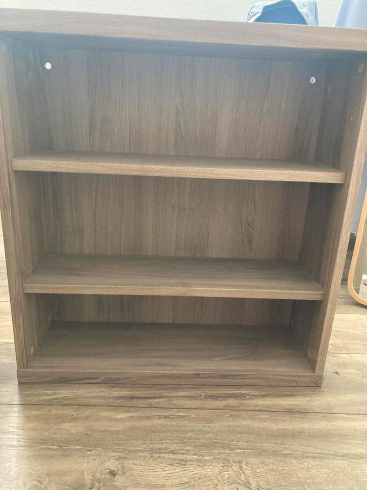 Ikea Besta eikenfineer element met 3 Planken, Huis en Inrichting, Keuken | Keukenelementen, Gebruikt, Minder dan 100 cm, 50 tot 100 cm