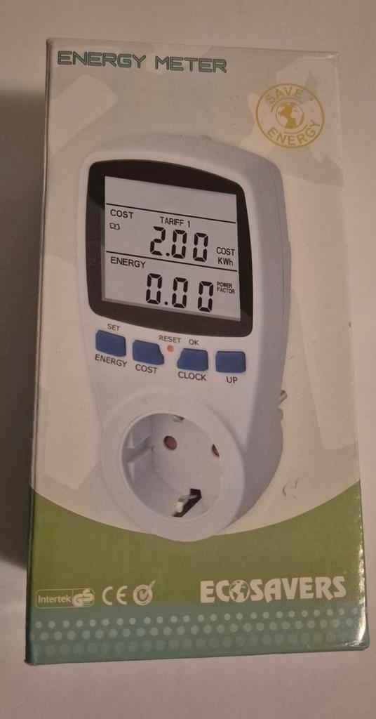Nieuw !Energiemeter - Ecosavers, Doe-het-zelf en Verbouw, Meetapparatuur, Zo goed als nieuw, Ophalen