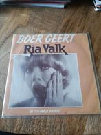 Ria valk - boer geert, Cd's en Dvd's, Vinyl | Nederlandstalig, Ophalen of Verzenden, Zo goed als nieuw, Overige formaten, Levenslied of Smartlap