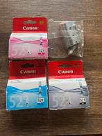 Canon 520/521 cartridges 4 stuks, Computers en Software, Printerbenodigdheden, Ophalen of Verzenden, Nieuw, Canon