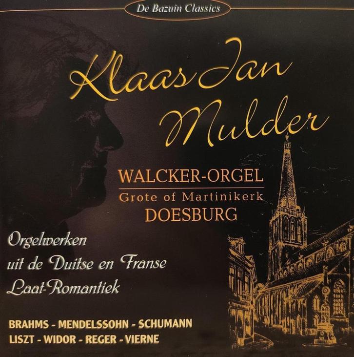 ORGELcd/dvd Klaas Jan Mulder Doesburg, Cd's en Dvd's, Vinyl | Klassiek, Zo goed als nieuw, Romantiek, Overige typen, Overige formaten