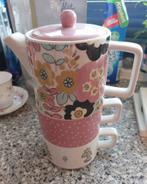 Tea for one Katie Alice theepot met twee koppen, Overige typen, Overige stijlen, Ophalen of Verzenden, Zo goed als nieuw