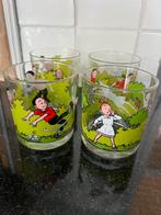 4 Leuke Suske en Wiske glazen te koop., Verzamelen, Glas en Borrelglaasjes, Ophalen, Zo goed als nieuw, Frisdrankglas