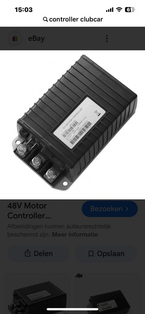 Orginele controller box computer clubcar golfkar, Sport en Fitness, Golf, Zo goed als nieuw, Golfkar, Ophalen of Verzenden