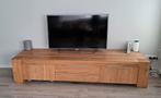 TV meubel massief eiken "Quint" (Goossens), Huis en Inrichting, Ophalen, Gebruikt, Eikenhout, Minder dan 100 cm
