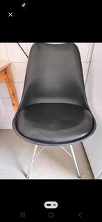 6 Zwarte Eetkamerstoelen - Design Stijl, Huis en Inrichting, Stoelen, Ophalen of Verzenden