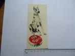 sticker oud Carlsberg bier beer dalmatier hond retro, Verzamelen, Verzenden, Zo goed als nieuw, Bedrijf of Vereniging