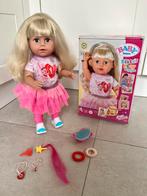 Baby Born Sister play & style - 43 cm, Kinderen en Baby's, Speelgoed | Poppen, Ophalen of Verzenden, Zo goed als nieuw, Babypop