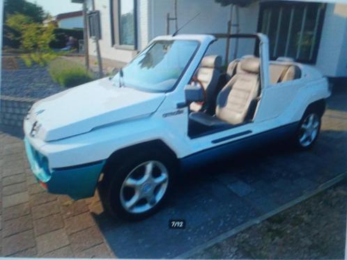 Mehari opvolger,  mega tjaffer, cabriolet, Auto's, Aixam, Particulier, Benzine, Handgeschakeld, Geïmporteerd, Wit, Ophalen