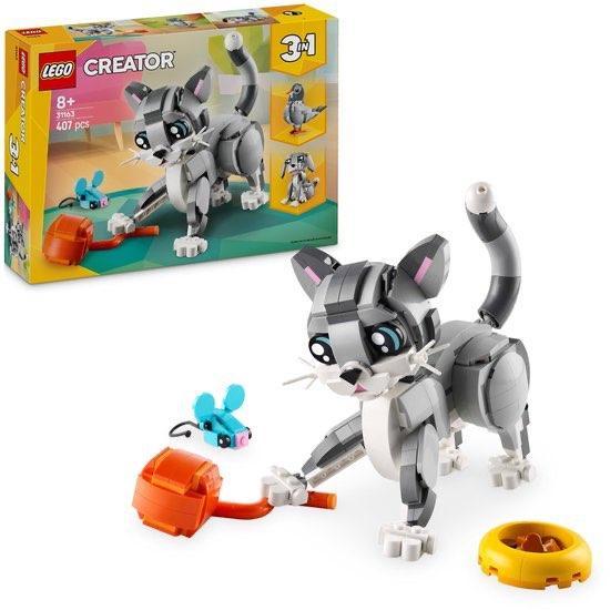 LEGO Creator 3in1 Speelse kat dieren - 31163 GRATIS BEZORGD, Kinderen en Baby's, Speelgoed | Duplo en Lego, Nieuw, Lego, Complete set