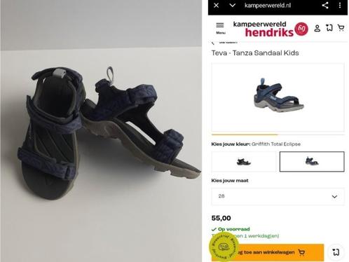 Teva Tanza kindersandalen 28 als nieuw!!, Kinderen en Baby's, Kinderkleding | Schoenen en Sokken, Zo goed als nieuw, Overige typen