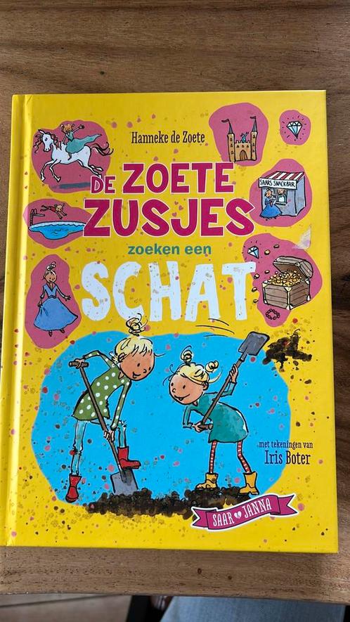 Hanneke de Zoete - De Zoete Zusjes zoeken een schat, Boeken, Kinderboeken | Jeugd | onder 10 jaar, Zo goed als nieuw, Ophalen of Verzenden