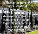 #kijk snel prachtig dubbelstaaf hekwerk, Ophalen, Zo goed als nieuw, IJzer, Dubbelstaafmat hekwerk