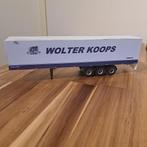 WOLTER KOOPS ZEEWOLDE WITTE TRAILER 3 ASSER ,CSE ., Hobby en Vrije tijd, Modelauto's | 1:50, Verzenden, Nieuw, Bus of Vrachtwagen