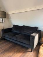 Antraciet velours bank - Karwei Woood, 150 tot 200 cm, Tweepersoons, 75 tot 100 cm, Ophalen of Verzenden