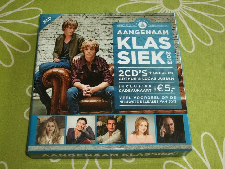 Aangenaam Klassiek 2013 - 2CD + bonus CD Broers Jussen, Cd's en Dvd's, Cd's | Klassiek, Zo goed als nieuw, Overige typen, Classicisme