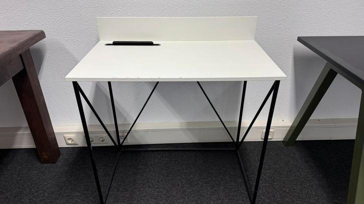Bureau printertafel mdf metaal, Huis en Inrichting, Bureaus, Gebruikt, Ophalen
