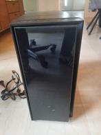 Computer behuizing CoolerMaster zwart met voeding Corsair, Computers en Software, Computerbehuizingen, Ophalen of Verzenden, Zo goed als nieuw