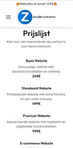 €249 Websites/webshops/blogsite --> zakelijkwebsite nl, Tickets en Kaartjes, Eén persoon, Cadeaubon