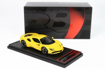BLACK FRIDAY ! Ferrari SF90 Stradale giallo BBR 1:43 ! C4F beschikbaar voor biedingen