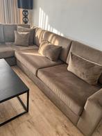 Mooie Hoekbank + Fauteuil, Huis en Inrichting, Ophalen, Zo goed als nieuw, Stof