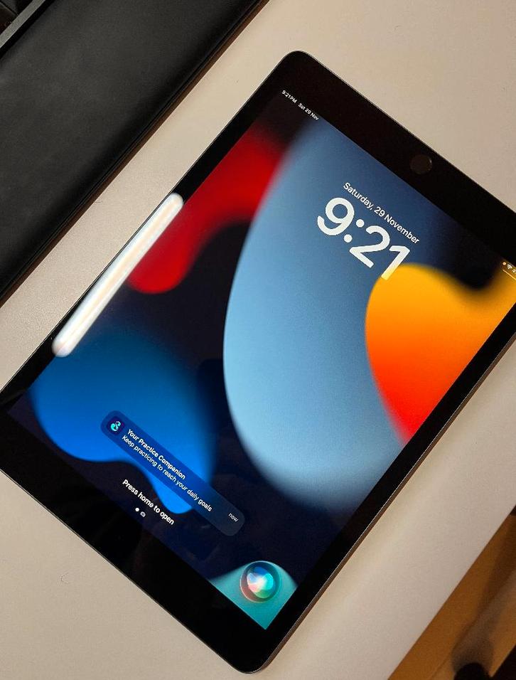 Apple iPad 9th Generation 2021 (WiFi, 64GB, Dark Grey), Computers en Software, Apple iPads, Zo goed als nieuw, Apple iPad, 10 inch