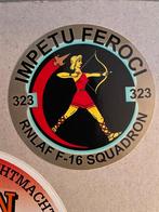 Leger luchtmacht sticker /stickers Squadron 323 en thklug, Verzamelen, Stickers, Ophalen of Verzenden, Nieuw