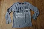 Grijze longsleeve Mitch - maat 128, Gebruikt, Ophalen of Verzenden, Shirt of Longsleeve, Jongen