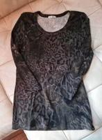 Bruine panter print Efixelle trui maat 38, Ophalen of Verzenden, Zo goed als nieuw, Zwart