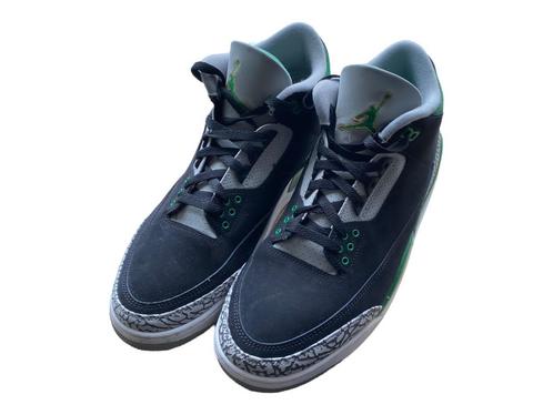 Nike Air Jordan 3 Retro Pine Green Maat 45, Kleding | Heren, Schoenen, Zo goed als nieuw, Sneakers of Gympen, Zwart, Ophalen of Verzenden