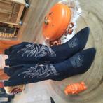 Nw.Zwarte Cowboylaars 38, Kleding | Dames, Schoenen, Ophalen of Verzenden