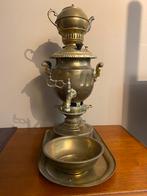 Vintage samovar thee, Verzenden, Brons