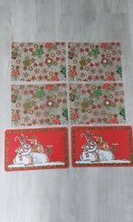 6 kerst placemats, Diversen, Kerst, Ophalen of Verzenden, Zo goed als nieuw