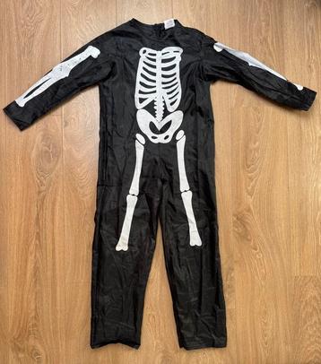 Skeletten pak zwart maat 122 beschikbaar voor biedingen