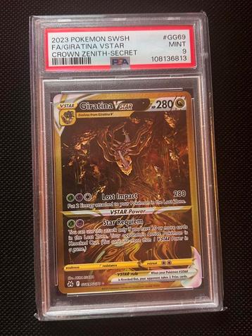 Giratina VSTAR GG69 Crown Zenith PSA 9 beschikbaar voor biedingen