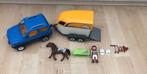 Playmobil paardentrailer met auto, Kinderen en Baby's, Speelgoed | Playmobil, Zo goed als nieuw, Ophalen