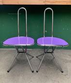 Set paarse ISAK stoelen Niels Gammelgaard jaren '80 vintage, Ophalen, Gebruikt, Twee, Overige kleuren