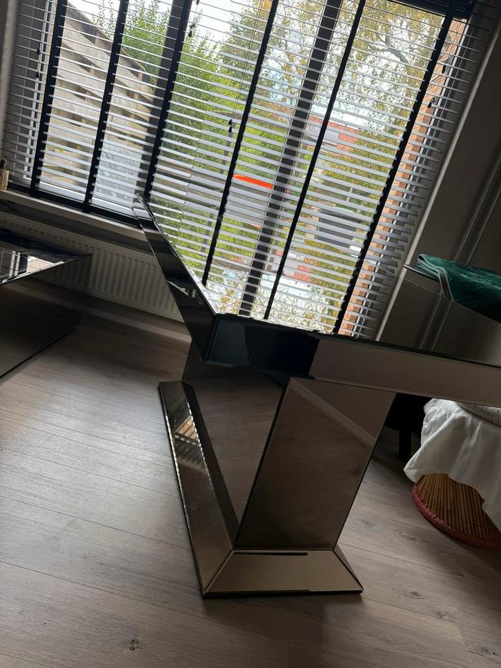 Eettafel en salontafel – Eric Kuster stijl, Huis en Inrichting, Tafels | Salontafels, Zo goed als nieuw, Minder dan 50 cm, 100 tot 150 cm