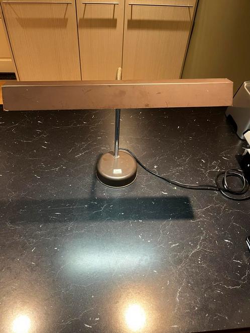 Vintage bureaulamp – notaris - industriële stijl, Huis en Inrichting, Lampen | Tafellampen, Gebruikt, Minder dan 50 cm, Ophalen of Verzenden