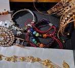Nieuw partij pakket armbanden ring, Sieraden, Tassen en Uiterlijk, Armbanden, Nieuw, Goud, Ophalen of Verzenden, Met strass