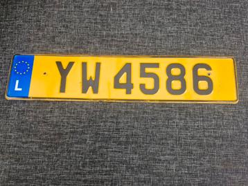 Kentekenplaat Luxemburg nummerbord Nummerplaat License plate beschikbaar voor biedingen