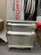 Zilveren Brocante Kastje met Laden, Huis en Inrichting, Kasten | Ladekasten, Minder dan 50 cm, Gebruikt, Ophalen of Verzenden