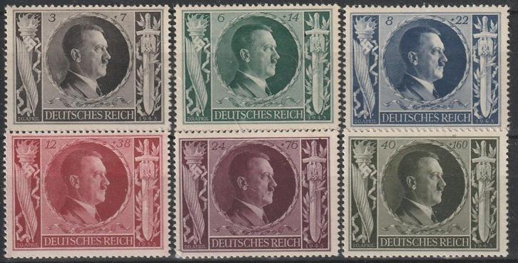 Duitse Rijk Minr 844/9 postfris, Postzegels en Munten, Postzegels | Europa | Duitsland, Postfris, Duitse Keizerrijk, Verzenden