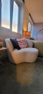 Woood 1,5 zits bankje - Teddy Boucle - ZGAN, Huis en Inrichting, Ophalen, Zo goed als nieuw, 75 tot 100 cm