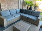 Solleron ikea tuinset in goede staat bank, fauteuil, tafel, Tuin en Terras, Tuinsets en Loungesets, Ophalen, Kunststof, Gebruikt