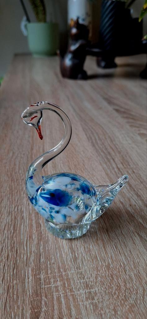 Murano Glazen Zwaan., Antiek en Kunst, Antiek | Woonaccessoires, Ophalen of Verzenden
