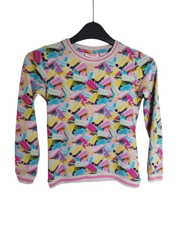 Geweldige SOMEONE ijsjes sweater in maat 128., Kinderen en Baby's, Kinderkleding | Maat 128, Zo goed als nieuw, Meisje, Trui of Vest