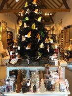 Zwarte kersrboom incl verlichting 160 cm hoog, Diversen, Kerst, Ophalen, Zo goed als nieuw