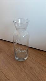 Glazen karaf vaas water aqua l’eau landelijke stijl, Overige kleuren, Ophalen of Verzenden, Minder dan 50 cm, Glas